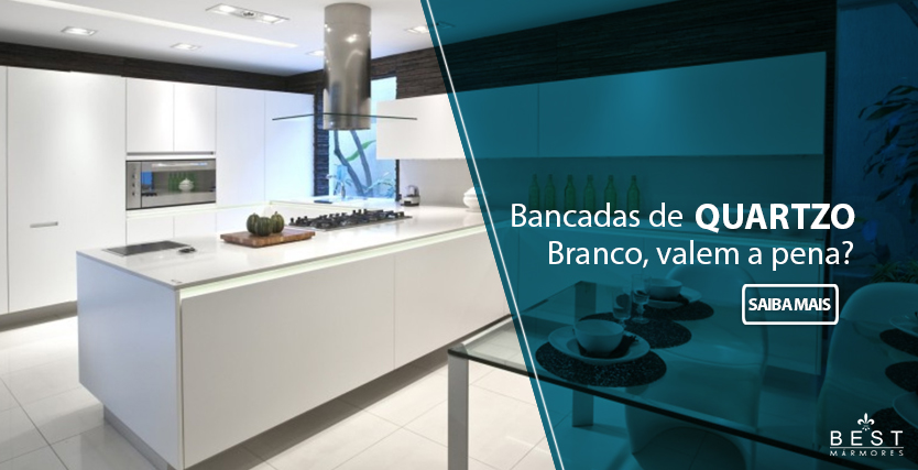 Bancadas de quartzo branco