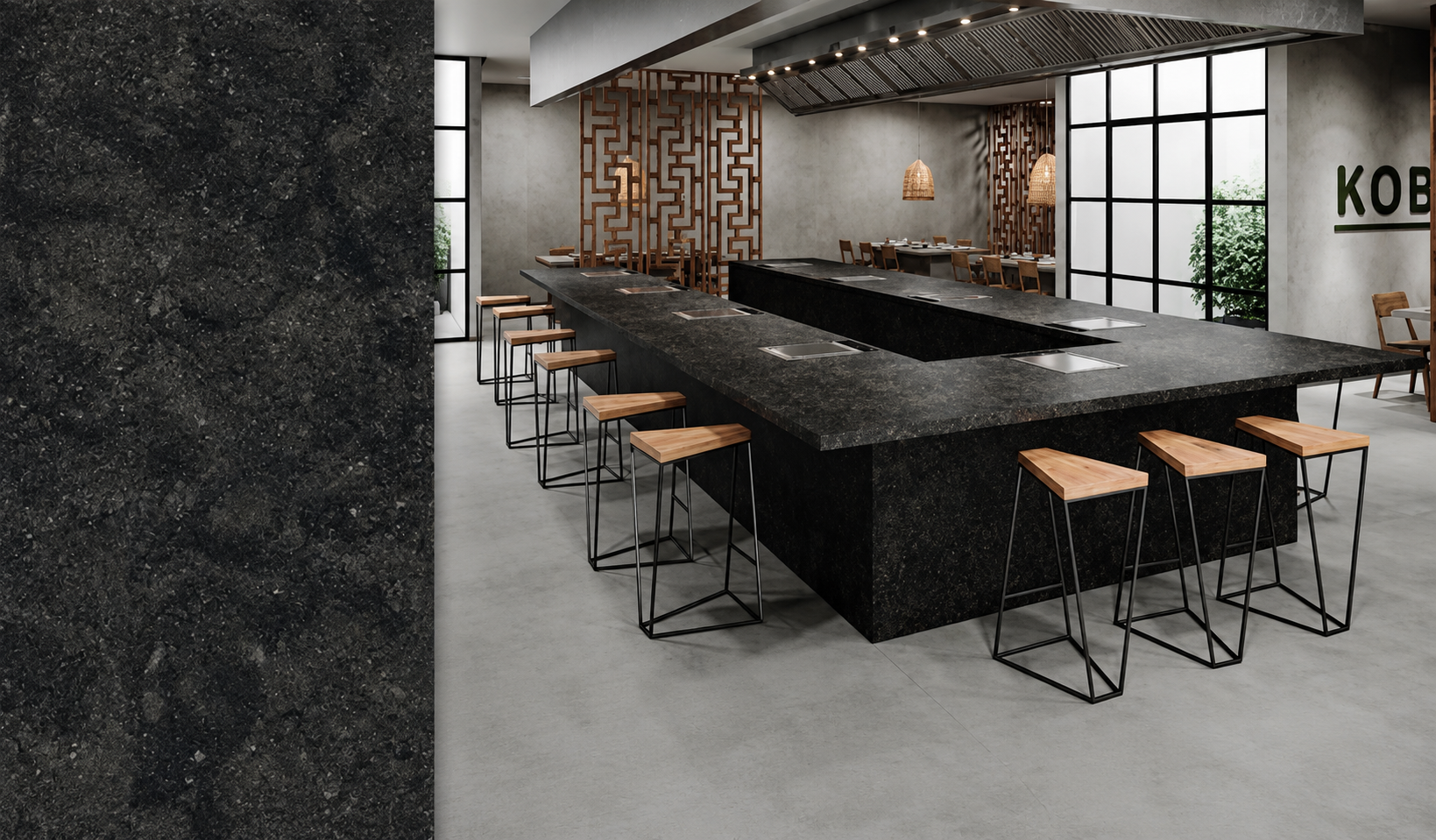 Coverlam Blue Stone Negro