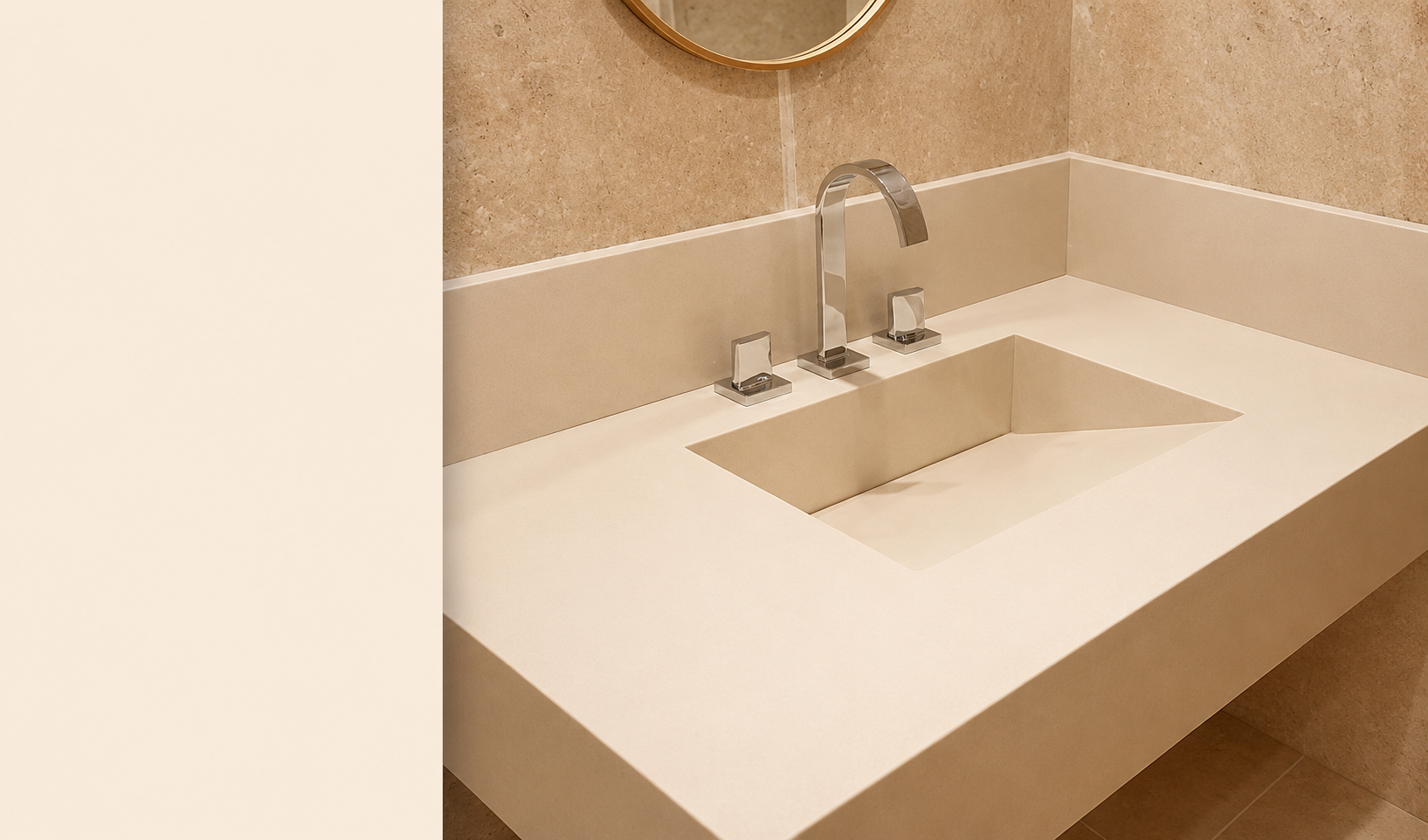 Quartzo Stone Bege Liso